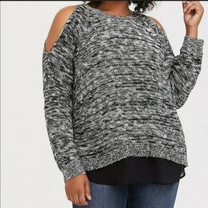 Cold Shoulder Sweater
